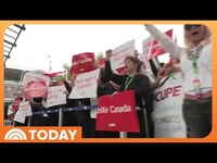 Thumbnail for the Air - Canada Strike Ends After Airline, Union Reach Tentative Deal link, provided by host site