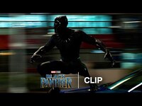 Thumbnail for the Black Panther - Car Chase | Official Clip link, provided by host site