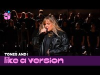 Thumbnail for the Tones and I - 'Charlie' (live for Like A Version) link, provided by host site