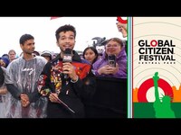 Thumbnail for the Jordan Fisher - Chats With Global Citizens | Global Citizen Festival 2023 link, provided by host site