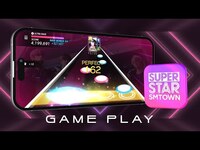 Thumbnail for the SMTOWN - [SSM] K-POP Rhythm Game SUPERSTAR Class Pt.1 l Game Play🎮 link, provided by host site