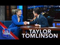 Thumbnail for the Stephen Colbert - Announces Taylor Tomlinson As Host of "After Midnight" - Coming Soon to CBS link, provided by host site