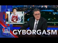 Thumbnail for the Stephen Colbert - ’s Cyborgasm: Chatbots Run Wendy’s Drive Thru | AI Dating Apps | Robotic Third Arm link, provided by host site
