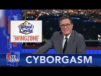 Thumbnail for the Stephen Colbert - Cyborgasm: Robots Are Taking Our Fast Food Jobs link, provided by host site