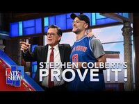 Thumbnail for the Stephen Colbert - "Prove It" - Can Asher Perlman Dunk? Episode 5: The Finale link, provided by host site
