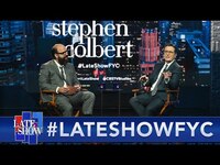 Thumbnail for the Stephen Colbert - Talks To Brett Gelman For #LateShowFYC Event - Full Video link, provided by host site
