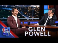Thumbnail for the Stephen Colbert - Unearths A Never Before Seen Clip Of A Young Glen Powell link, provided by host site