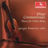 Thumbnail for the Georgios Demertzis - Constantinides: Music for Violin Alone link, provided by host site