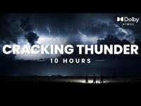 Thumbnail for the Alex Marshall - Cracking Thunderstorm Sounds | 10 Hours Sounds for Sleep, Calming or Relaxation | Nature White Noise link, provided by host site