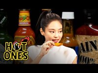 Thumbnail for the JENNIE - Cries For Help While Eating Spicy Wings | Hot Ones link, provided by host site