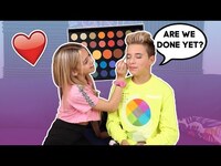 Thumbnail for the Gavin Magnus - Crush Does My Makeup **BAD IDEA* ❤️🎨 link, provided by host site
