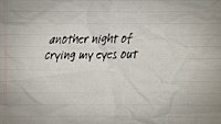 Thumbnail for the Stephen Puth - Crying My Eyes Out (Lyric Video) link, provided by host site