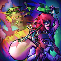 Image of 6arelyhuman linking to their artist page due to link from them being at the top of the main table on this page