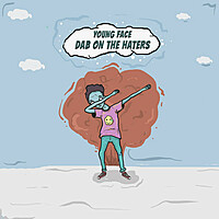 Thumbnail for the Danny Gonzalez - Dab on the Haters (Young Face) link, provided by host site