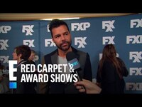 Thumbnail for the Ricky Martin - & Darren Criss Discuss Homophobia in "Versace" | E! Red Carpet & Award Shows link, provided by host site