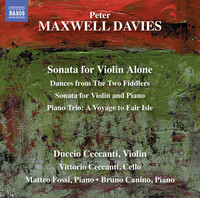 Thumbnail for the Peter Maxwell Davies - Davies: Works for Violin link, provided by host site