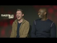 Thumbnail for the Bastille - Day: Idris Elba and Richard Madden giggle about fart sounds and 'bollocks' link, provided by host site