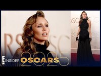 Thumbnail for the Miley Cyrus - Debuts Bleached Eyebrow Transformation on the Oscars 2025 Red Carpet | E! Insider link, provided by host site