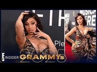 Thumbnail for the Cardi B - Debuts Most Mesmerizing And Look Yet | Grammys 2025 link, provided by host site