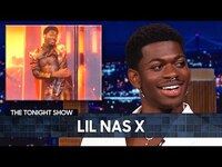 Thumbnail for the Lil Nas X - Details His SNL Wardrobe Malfunction | The Tonight Show Starring Jimmy Fallon link, provided by host site