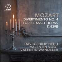 Thumbnail for the David Philip Hefti - Divertimento Nr. 4 For 3 Basset Horns, K.439b link, provided by host site