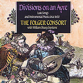 Thumbnail for the Folger Consort - Divisions On An Ayre, Lute Songs and Instrumental Music Circa 1600 link, provided by host site