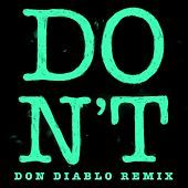 Thumbnail for the Ed Sheeran - Don't (Don Diablo Remix) link, provided by host site