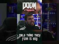 Thumbnail for the Alex Terrible - DOOM ETERNAL - THE ONLY ONE THING THEY FEAR IS YOU #shorts link, provided by host site