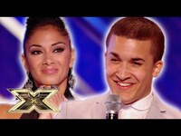 Thumbnail for the Jahméne - Douglas overcomes nerves and NAILS this Etta James cover! | The X Factor Auditions link, provided by host site