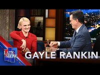 Thumbnail for the Stephen Colbert - Stephen Downs Prairie Oysters With “Cabaret” Star Gayle Rankin link, provided by host site