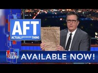 Thumbnail for the Stephen Colbert - Stephen Drops An AFT That Explains The NFT Craze link, provided by host site