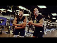 Thumbnail for the Dwayne Johnson - Dwayne ’The Rock’ Johnson’s Workout With Superbowl Champ Aaron Donald | Ram’s Training Facility link, provided by host site