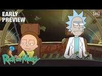 Thumbnail for the Rick and Morty - EARLY PREVIEW: Emergency Landing | adult swim link, provided by host site