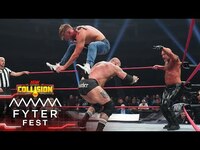 Thumbnail for the All Elite Wrestling - Eddie Kingston, Penta, & AEW International Champ, Orange Cassidy, in action! | AEW Collision link, provided by host site