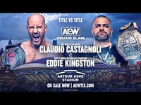 Thumbnail for the All Elite Wrestling - Eddie Kingston Vs Claudio Castagnoli. Title for Title. In New York CIty! - #AEW Grand Slam link, provided by host site