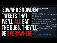 Thumbnail for the Timcast - Edward Snowden Says EVERYONE Will Eat The Bugs link, provided by host site