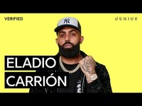 Thumbnail for the Eladio Carrion - Eladio Carrión "Fé, Cojones y Paciencia" Letra Oficial Y Significado | Genius Verified link, provided by host site