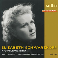 Thumbnail for the Elisabeth Schwarzkopf - Elisabeth Schwarzkopf sings Lieder by Wolf, Schubert, Strauss, Purcell, Arne & Quilter link, provided by host site