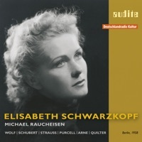 Thumbnail for the Elisabeth Schwarzkopf - Elisabeth Schwarzkopf sings Lieder by Wolf, Schubert, Strauss, Purcell, Arne & Quilter link, provided by host site
