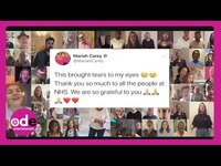 Thumbnail for the Mariah Carey - Emotionally Reacts to NHS Choir link, provided by host site