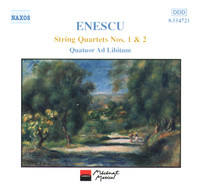 Thumbnail for the George Enescu - Enescu: String Quartets Nos. 1 and 2 link, provided by host site