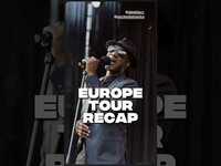 Thumbnail for the Aloe Blacc - EUROPE TOUR RECAP ✨ link, provided by host site