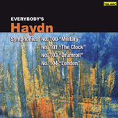 Thumbnail for the Sir Charles Mackerras - Everybody's Haydn: Symphonies Nos. 100 "Military," 101 "The Clock," 103 "Drumroll" & 104 "London" link, provided by host site