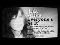 Thumbnail for the Lily Allen - Everyone's At It link, provided by host site