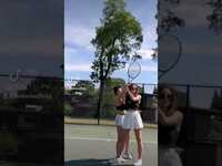 Thumbnail for the Twinnie - Failed at Tennis lol #fyp #shorts #tennis link, provided by host site