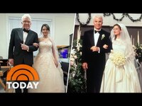 Thumbnail for the Father - 'Father of the Bride' meets 'Only Murders' in sweet new pics link, provided by host site