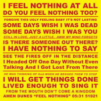 Thumbnail for the Amen Dunes - Feel Nothing link, provided by host site