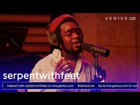 Thumbnail for the serpentwithfeet - “Fellowship” (Live Performance) | Genius Live link, provided by host site