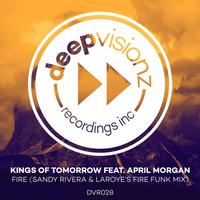 Thumbnail for the Kings Of Tomorrow - Fire [Sandy Rivera & Laroye's Fire Funk Mix] link, provided by host site