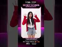 Thumbnail for the SECRET NUMBER - First concert inIndonesia this coming September 28th✨️ #SECRETNUMBER pasSworLd link, provided by host site